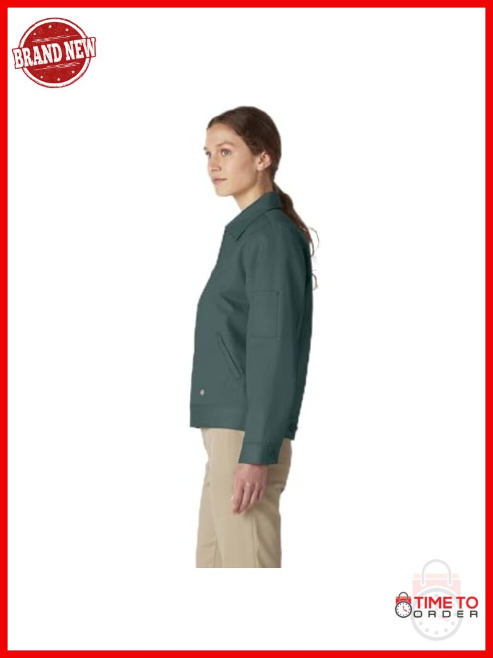 Women's Insulated Eisenhower Jacket with Quilted Lining, Water-Resistant, Long